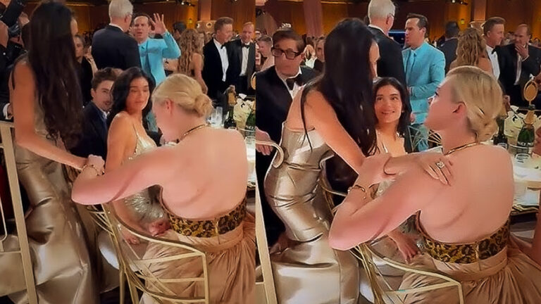 Demi Moore’s Awkward Moment at the Golden Globes Sparks Snub Controversy with Kylie Jenner